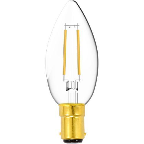 GE Lighting LED Dimmable Candle Filament 4.8 Watt Warm White 15040L