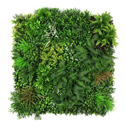 Botanicals Collection Fern Foliage Mix Artificial Living Wall 1000 X 1000mm