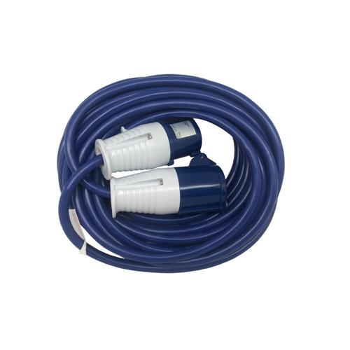 Cordtech Caravan Power Lead 20m Blue