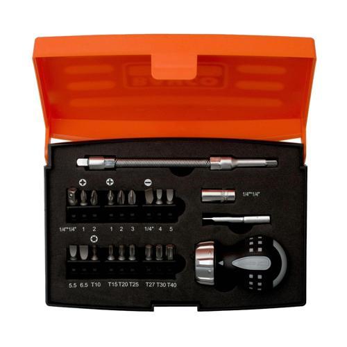 Bahco Stubby Ratcheting Screwdriver Set 22 Piece