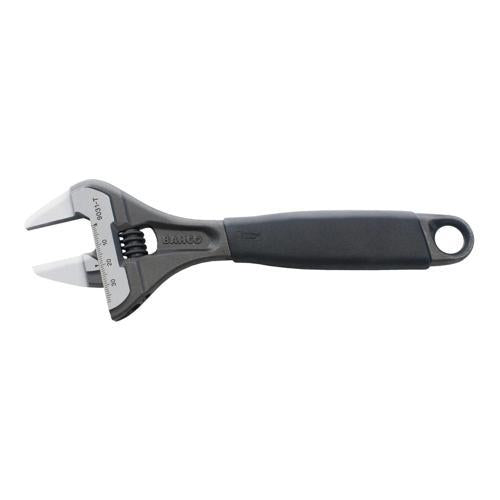 Bahco Ergo 38mm Central Nut Wide Opening Thin Jaw Adjustable Wrench With Rubber