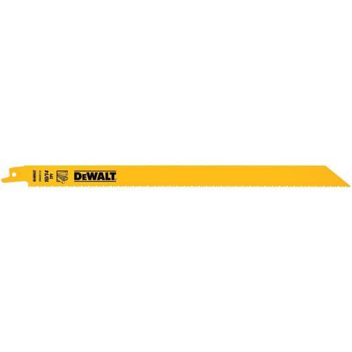 DeWALT Bi-Metal Reciprocating Saw Blades 5 Pack 300mm 10/14 TPI