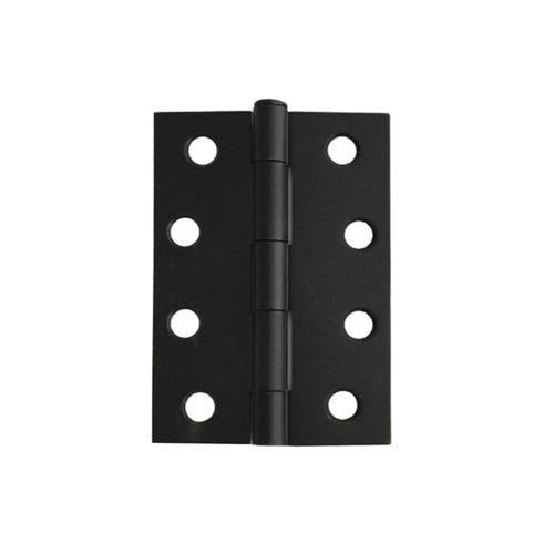 HINGE BROAD 100X75X1.6mm BLK FIXED 20PK