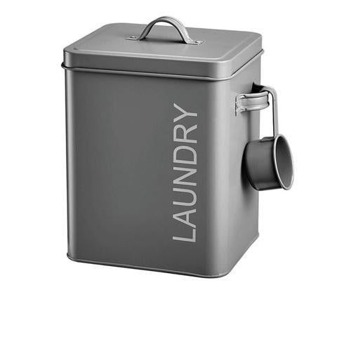 Effects Laundry Tin 180 X 150 X 240mm Grey/White