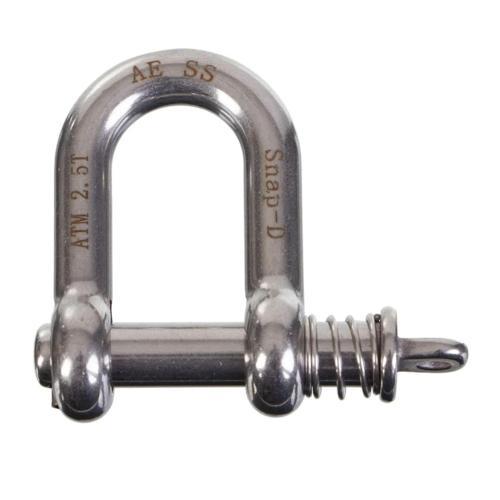 Snap-D Spring D Shackle 12mm Stainless Steel 304