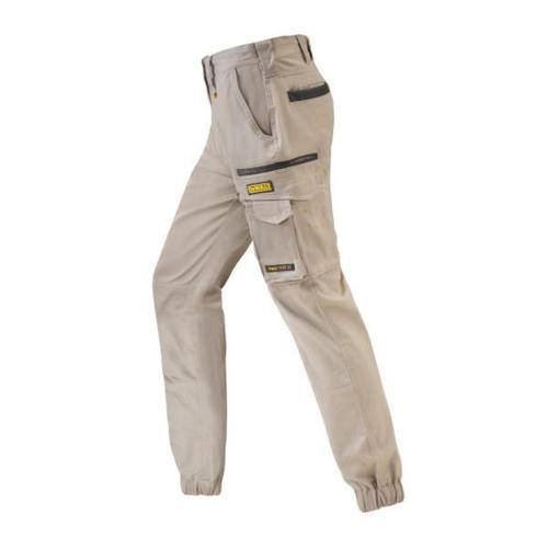 DeWALT Drumm Women's Cuff Work Trousers Size 12 Khaki