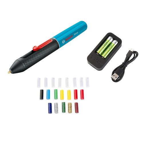 Bosch Gluey Cordless Hot Glue Pen Lagoon Blue 15.24 Cubic Centimetres