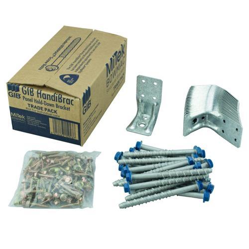 Bowmac GIB HandiBrac With Screw Bolts Zinc Galvanised