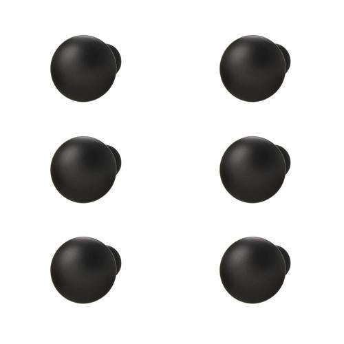 Hafele Essentials Collection Chanterelle Cabinet Knobs 30 X 28mm Matte Pack of 6