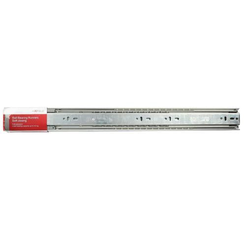 Hafele Ball Bearing Drawer Runner 500mm Silver 494.04.036