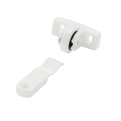 Hafele Side Mount Support Catch White Pack of 2