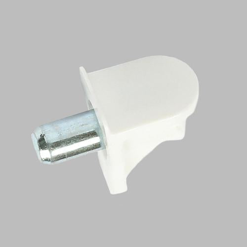 Hafele Racter Shelf Support Steel 100 Pack 5mm Drill Hole White Pack of 100