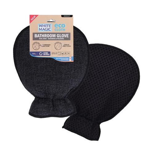 White Magic Bathroom Glove 20 15cm Black