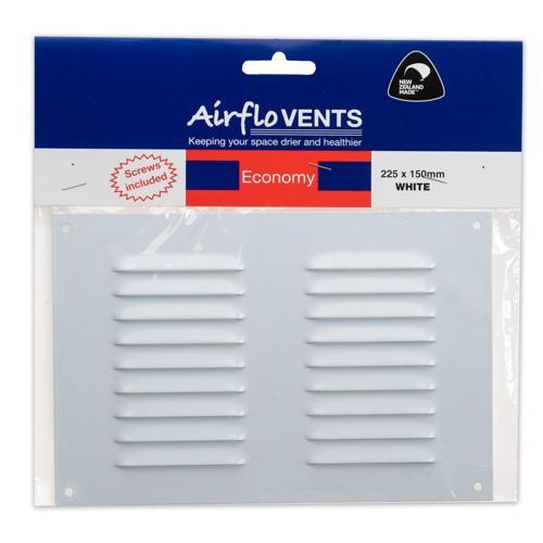 Airflo Louvre Vent 225 X 150mm White