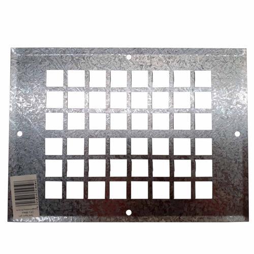 Triumph Square Holed Vent 228 X 166mm Galvanised
