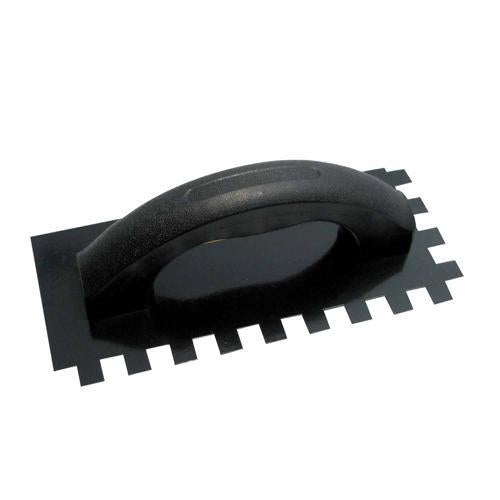 QEP DIY Adhesive Trowel Square Notch Steel 12mm Black