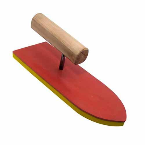 QEP Tradesman Pointed Grout Float 250 X 87 X 90mm Brown & Yellow
