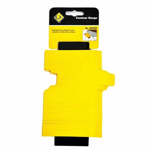 QEP Contour Gauge 180 X 100 X 10mm Black & Yellow