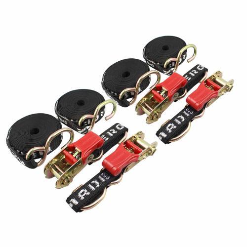 Aerofast TIEDOWN RATCHET FL 25mm X 4M 500BS 4PK 25mm X 4m Pack of 4