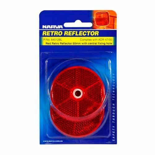 Griffiths Reflector Red 60mm Red Pack of 2
