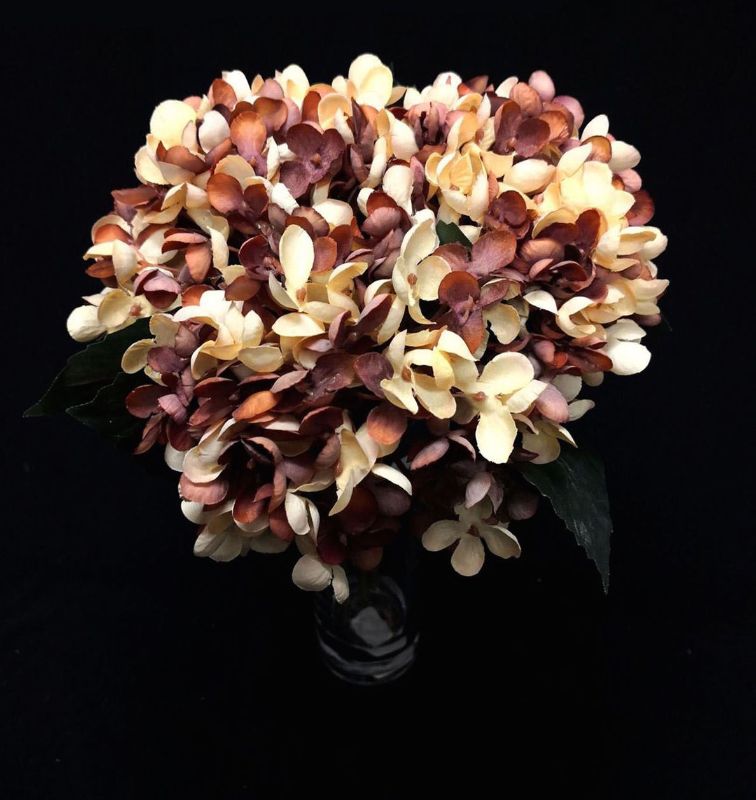 Artificial Hydrangea Bundle (Brown)