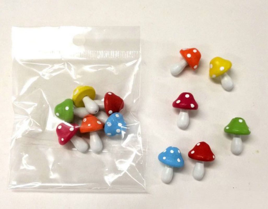 Mini Mushrooms (x 6)