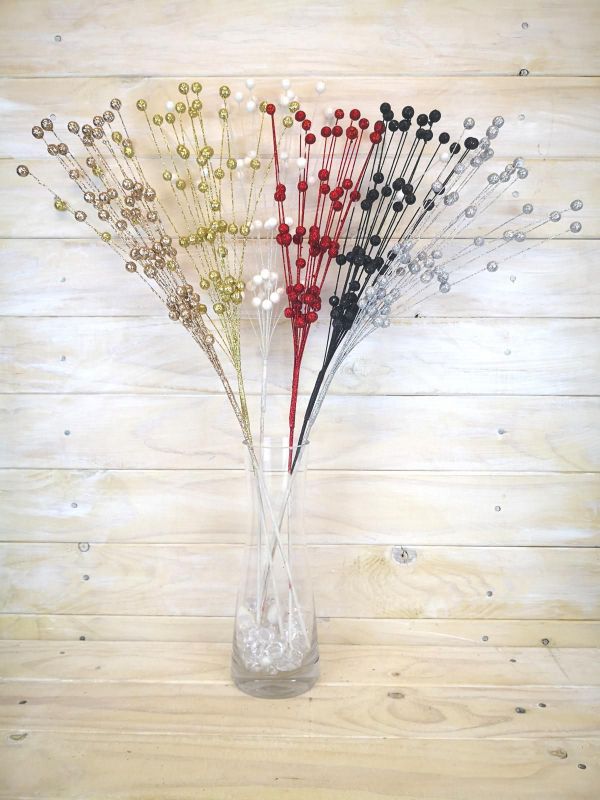 Glittered Bead Spray (Red)