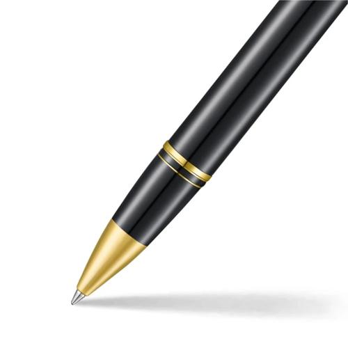 Sheaffer Legacy Rollerball Pen Black Chrome 14K Gold Trim