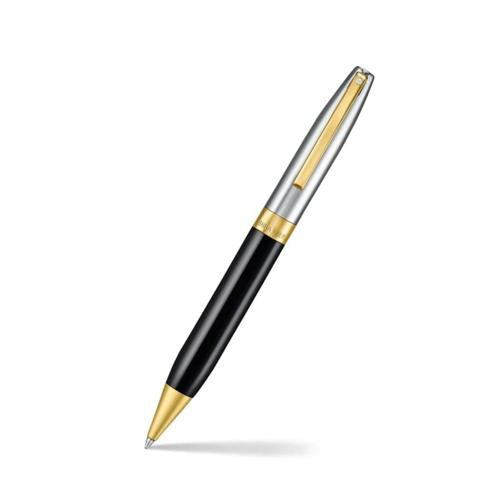 Sheaffer Legacy Ballpoint Pen Black Chrome 14K Gold Trim
