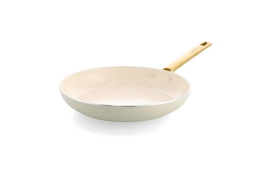 GreenPan Padova 2 Piece PFAS Free Frypan 26/30cm Cream