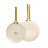 GreenPan Padova 2 Piece PFAS Free Frypan 26/30cm Cream
