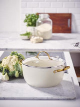 GreenPan Padova PFAS Free Casserole 24cm/4.71L Cream