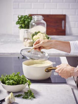 GreenPan Padova PFAS Free Saucepan 18cm/2.01L Cream