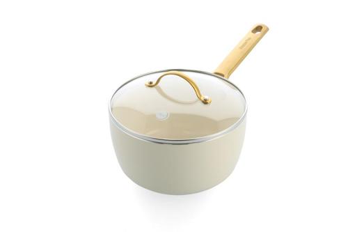 GreenPan Padova PFAS Free Saucepan 18cm/2.01L Cream