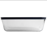 Pyrex Simply Store 11 Cup Rectangle Blue Lid