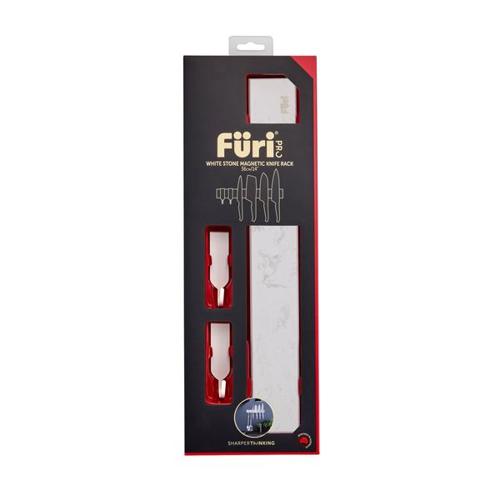Furi Pro Stone Magnetic Wall Rack 36cm - White
