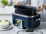 GreenPan Slow Cooker 6L PFAS Free - Oxford Blue