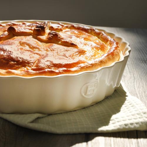 Emile Henry Deep Flan Dish 24 cm - Clay