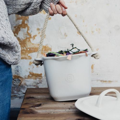 Emile Henry Compost Bin - Clay