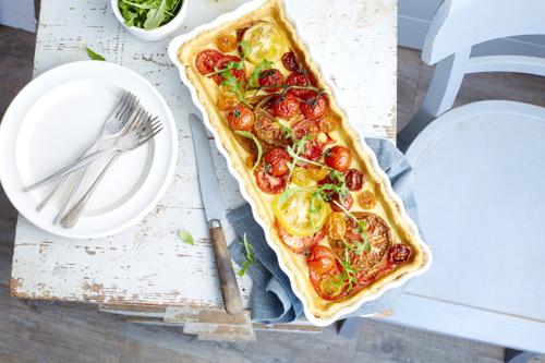 Emile Henry Slim Rectangular Tart Dish - Flour