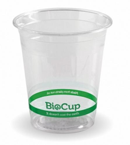 Cups Bioplastic Clear 200ml Pack of 100 - Biopak