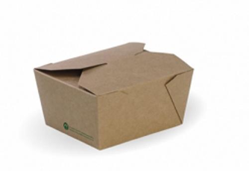 Boxes Lunch Printed Kraft Small Pack of 50 - Biopak