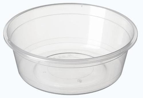 Food Containers PP Round Clear 280ml Pack of 50 - Bonson