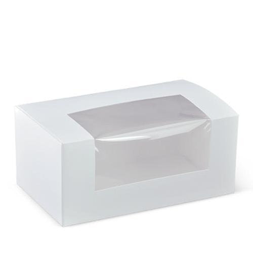 Boxes W/Window Patisserie 180x110x80mm 7" 50/Slv - Detpak