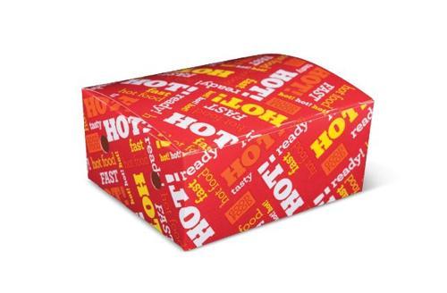 Boxes Snack 130x103x57mm Extra Small Printed Pack of 50 - Detpak