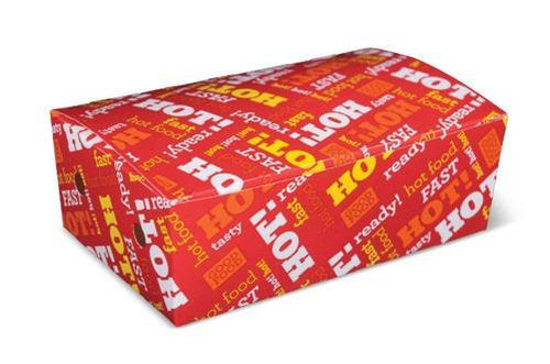 Boxes Snack 172x103x57mm Small Printed Pack of 50 - Detpak