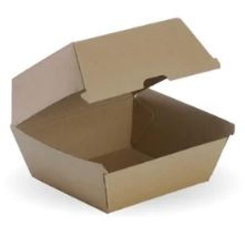 Clams Burger Large 120x120x100mm Kraft Pack of 150 - Biopak