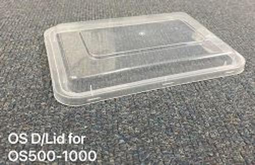 Lids Dome Rectangle Clear Fit Os500/1000 Pack of 500 - Osp