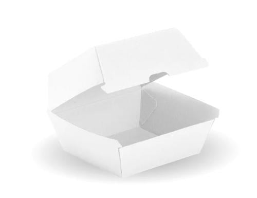 Boxes Burger Bioboard White 105x105x85mm Pack of 250 - Biopak