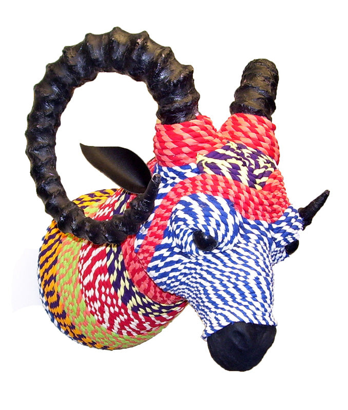 Big Horned Sheep Wall Hanging Chindi Trophy